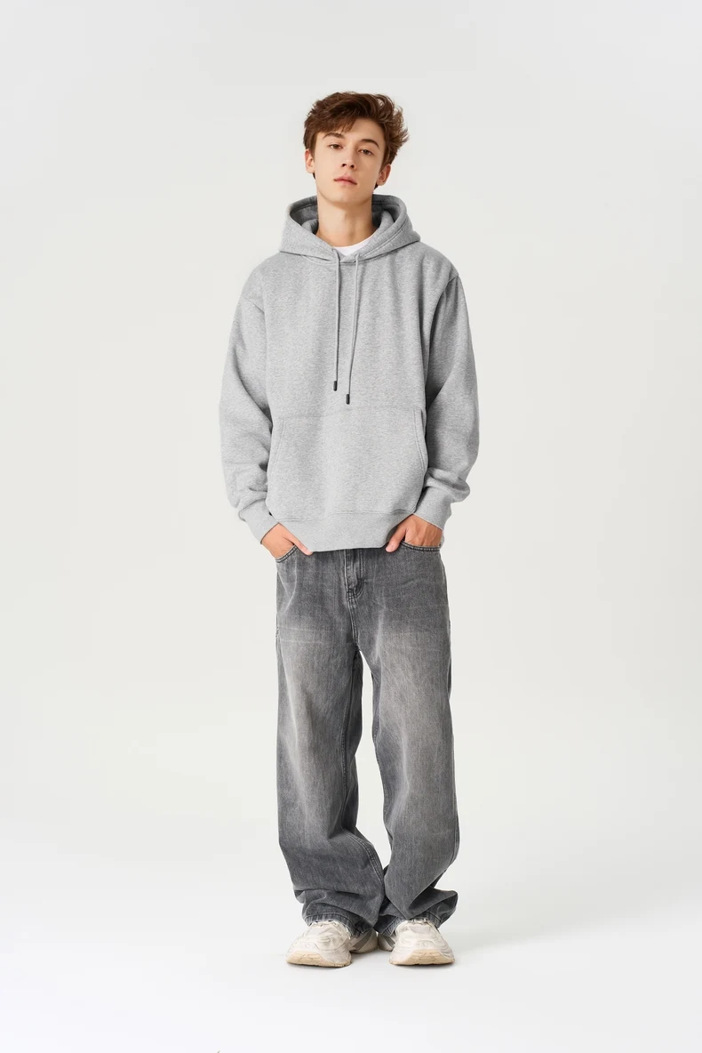 American Hooded Heavy Fleece Sweatshirt image 2