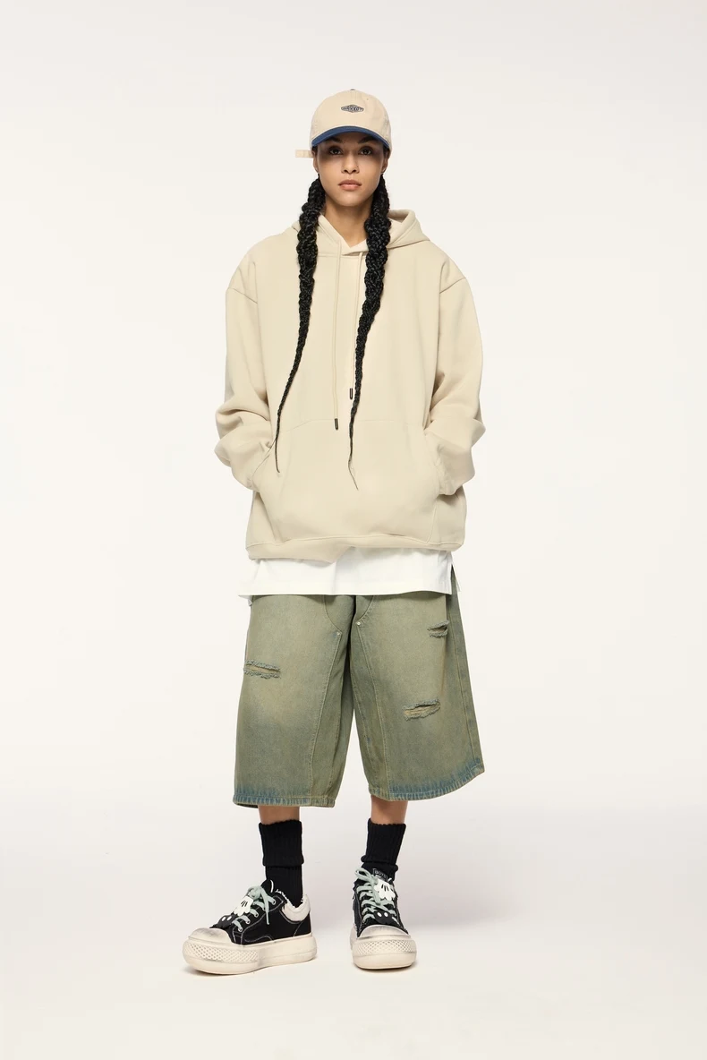American Hooded Heavy Fleece Sweatshirt image 4