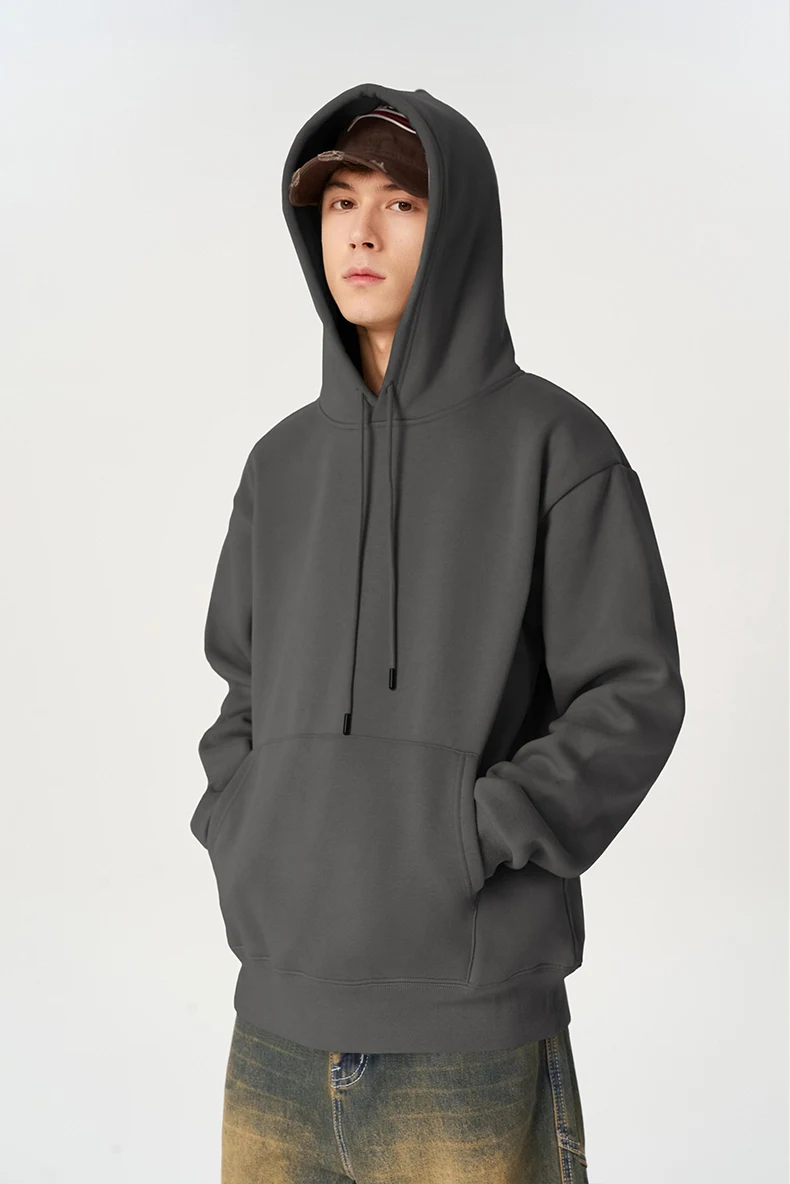 American Hooded Heavy Fleece Sweatshirt image 6