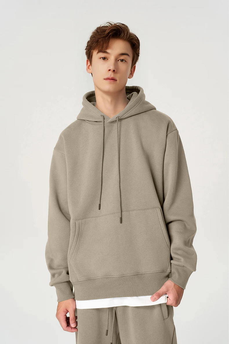 American Hooded Heavy Fleece Sweatshirt image 8
