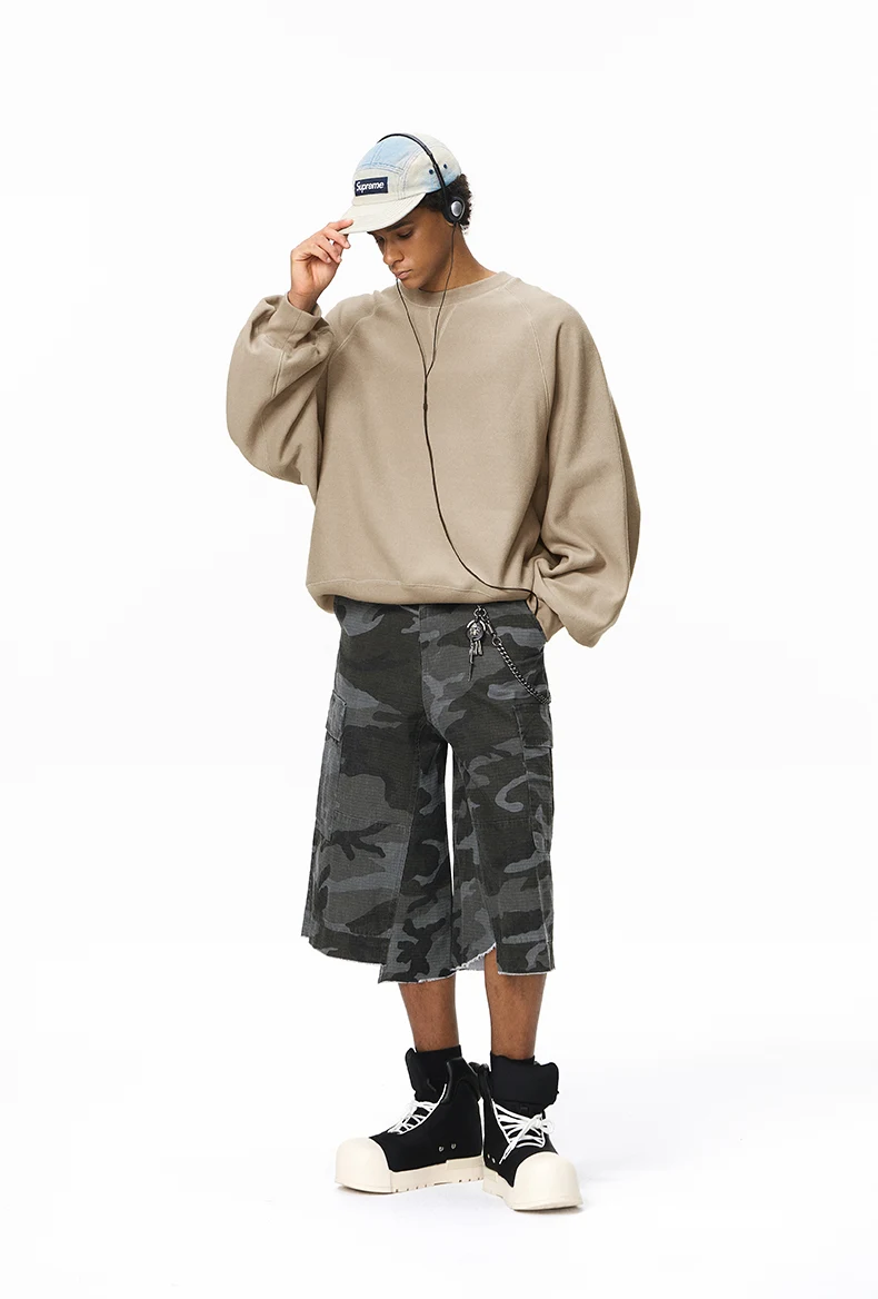 Batwing Horizontal-Knit Sweatshirt image 4