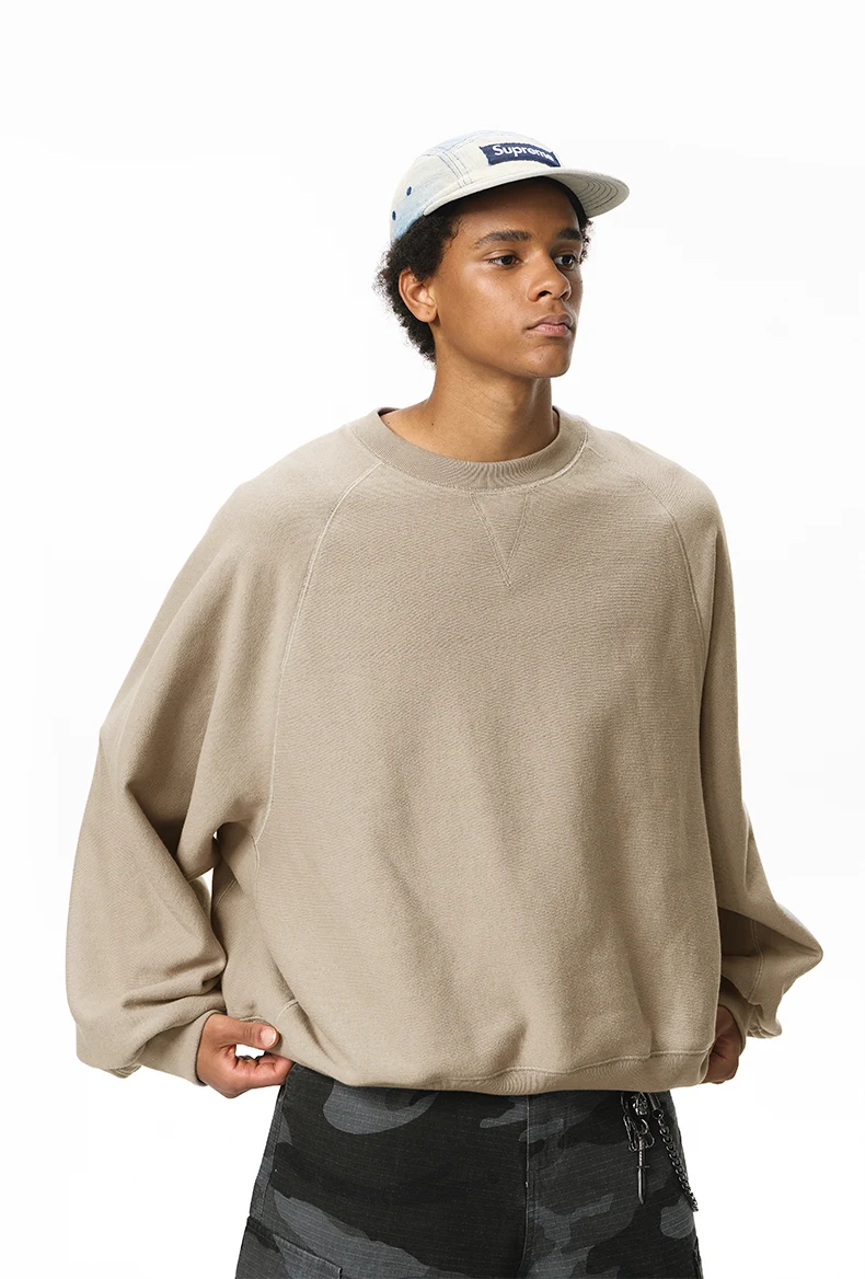 Batwing Horizontal-Knit Sweatshirt image 8