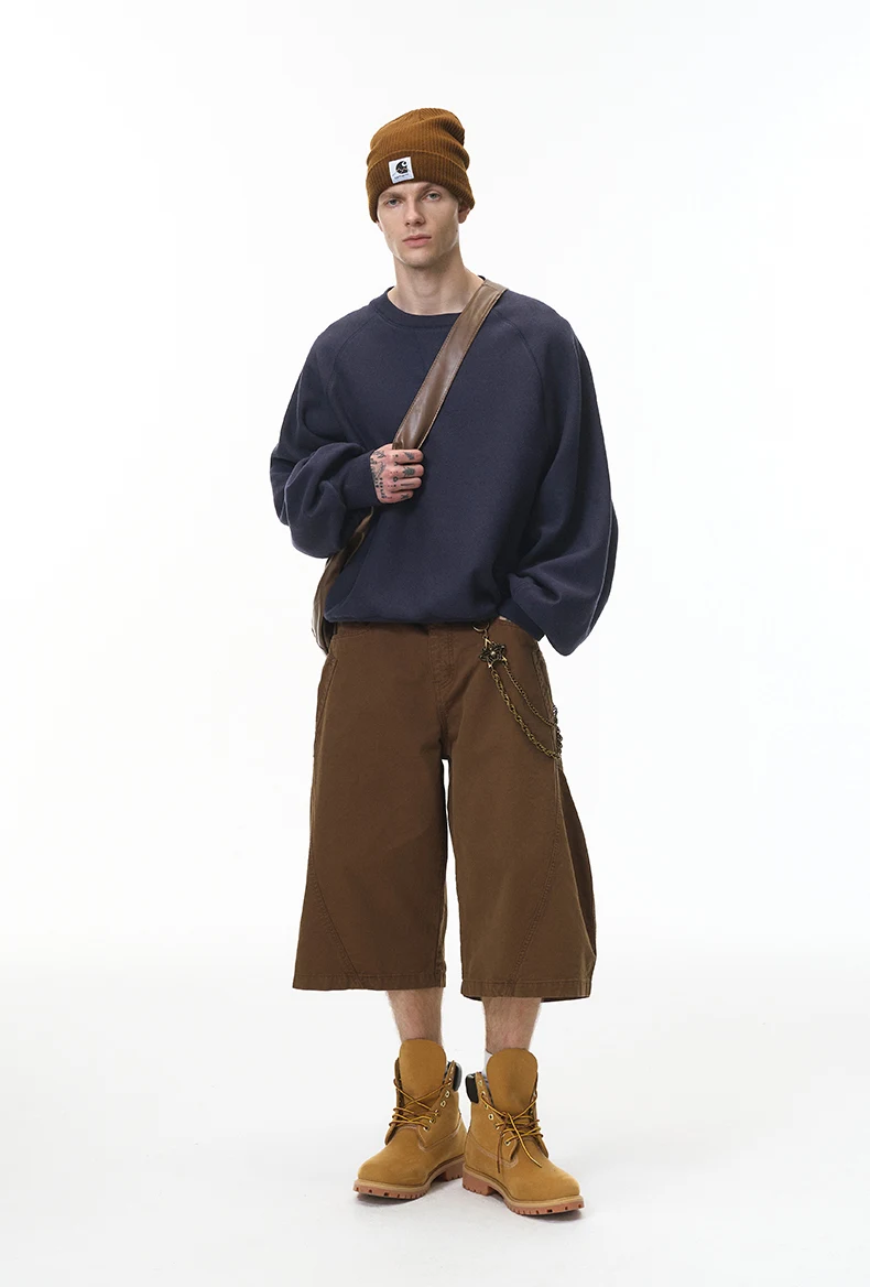 Batwing Horizontal-Knit Sweatshirt image 9