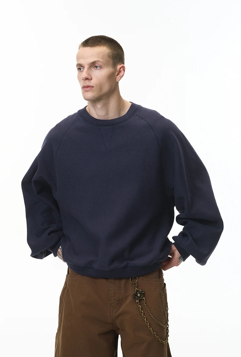 Batwing Horizontal-Knit Sweatshirt image 11