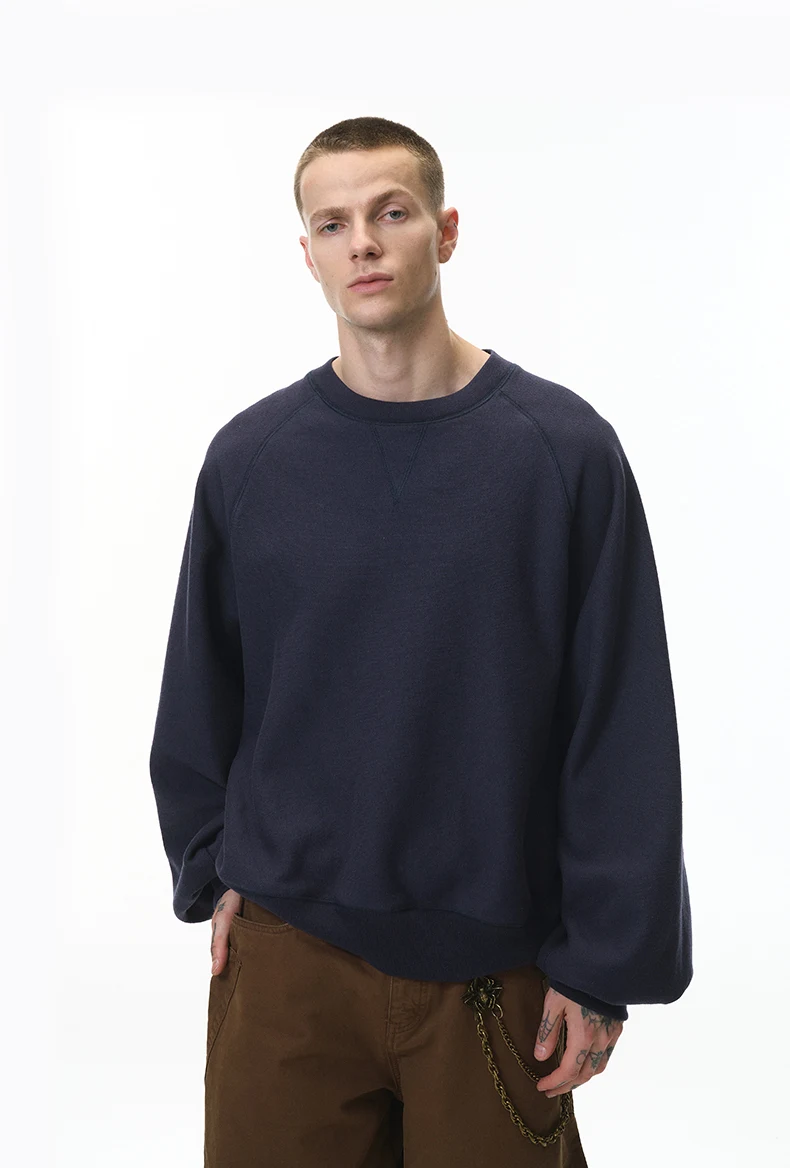 Batwing Horizontal-Knit Sweatshirt image 12