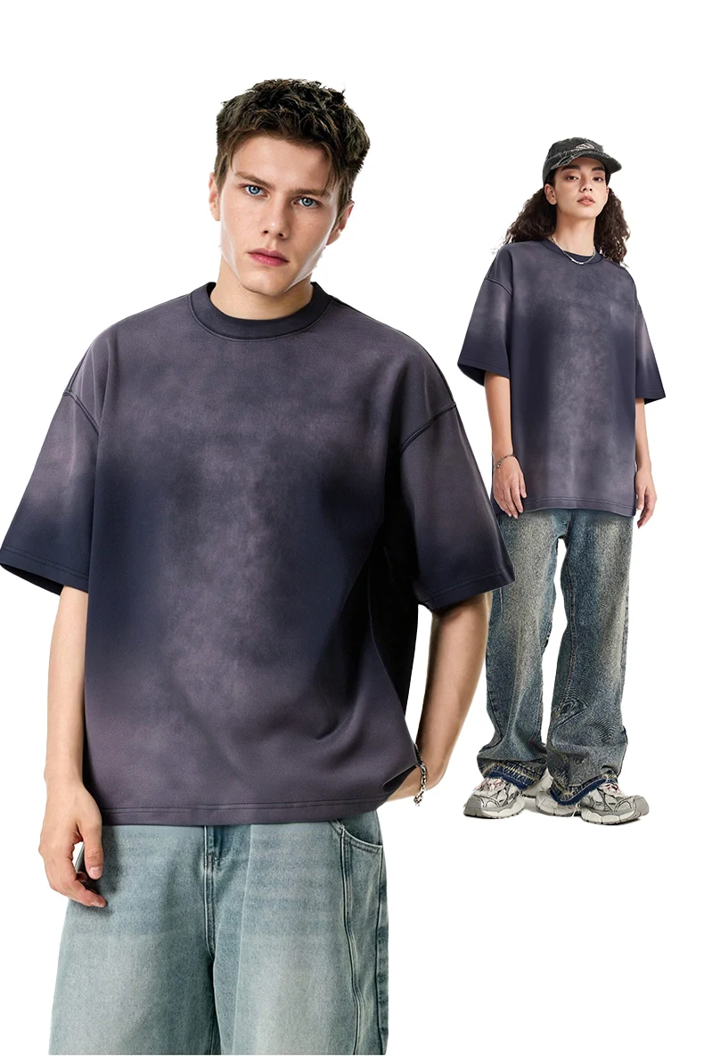 Washed Gradient Oversize T-Shirt image 13