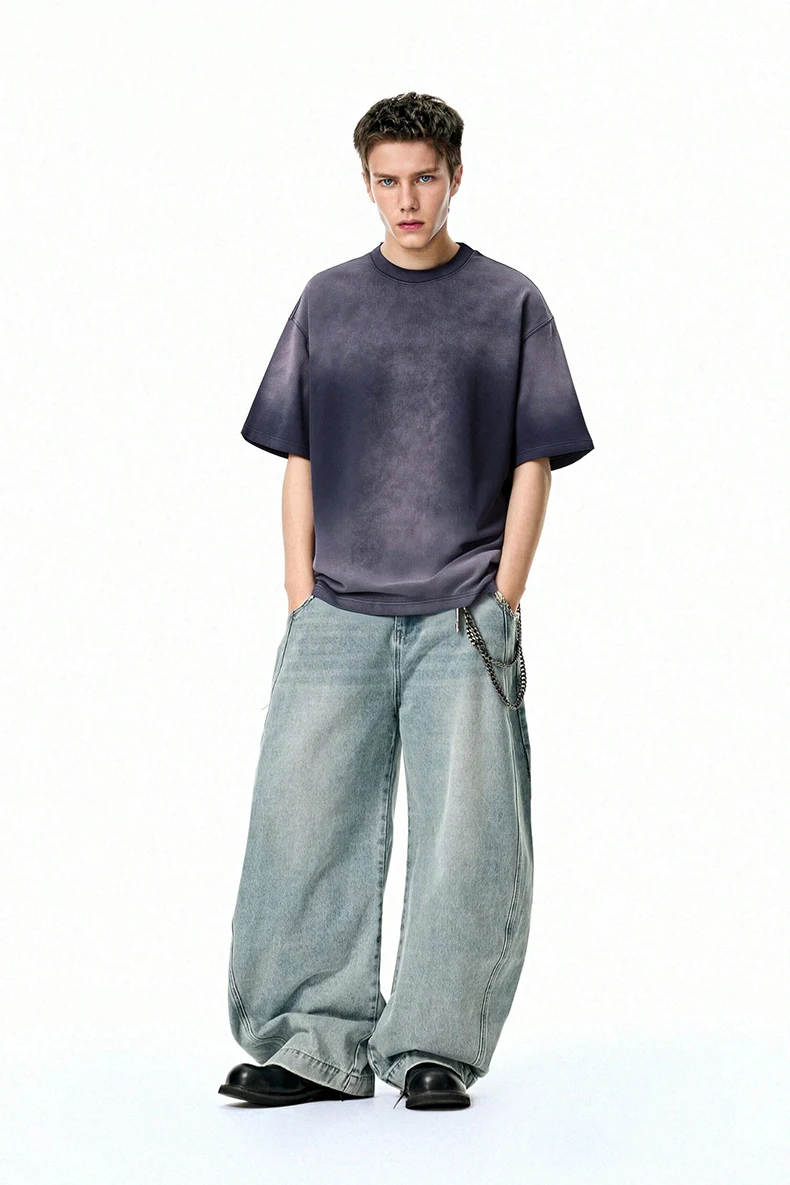 Washed Gradient Oversize T-Shirt image 14