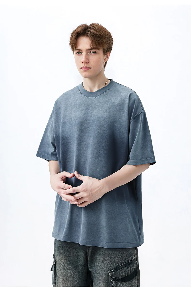 Washed Gradient Oversize T-Shirt image 16