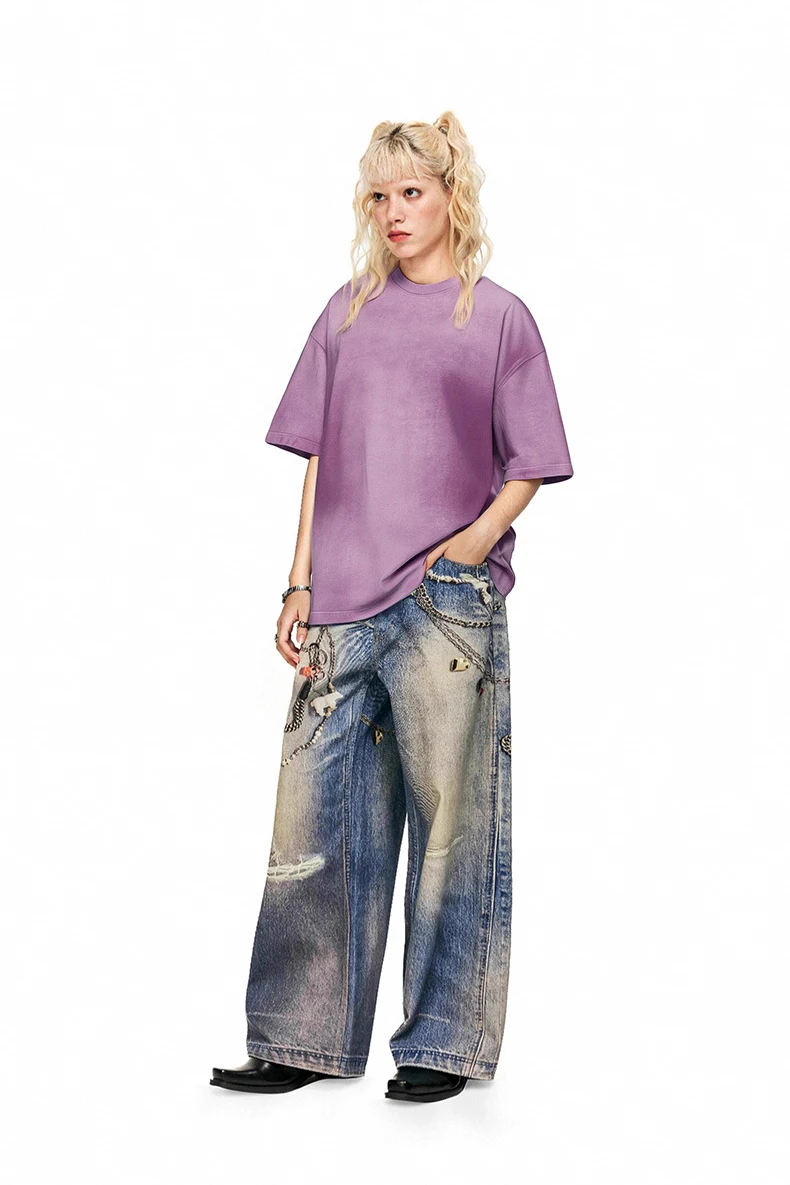 Washed Gradient Oversize T-Shirt image 17