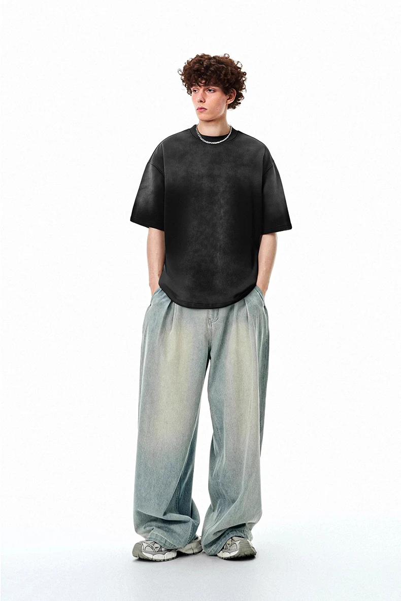 Washed Gradient Oversize T-Shirt image 24