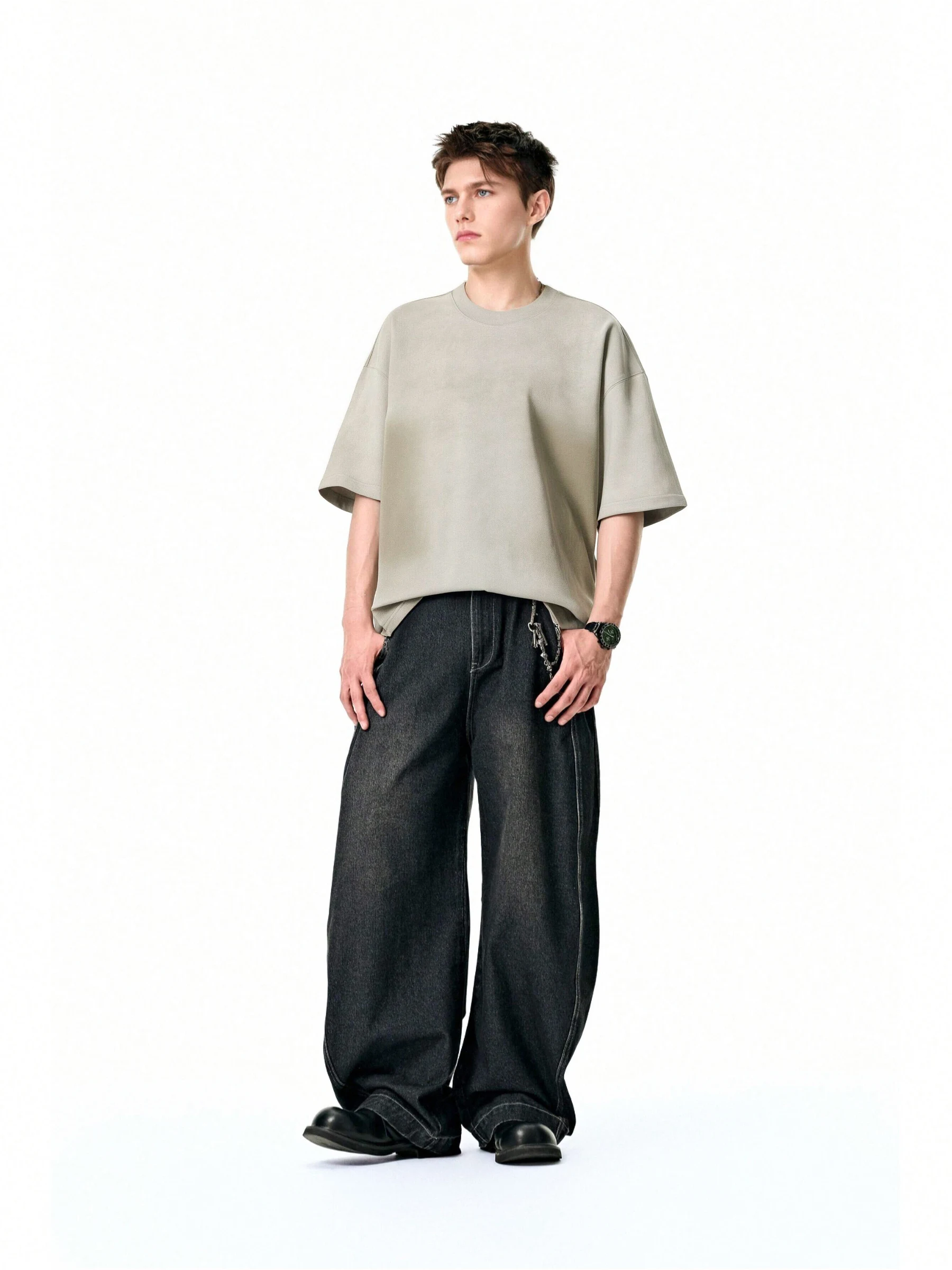 Washed Gradient Oversize T-Shirt image 50