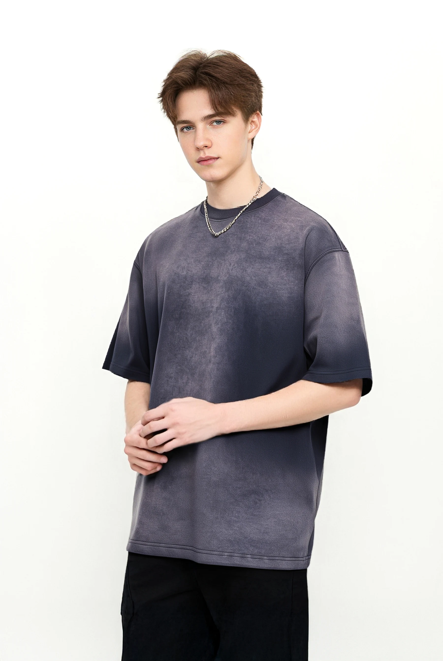 Washed Gradient Oversize T-Shirt image 57