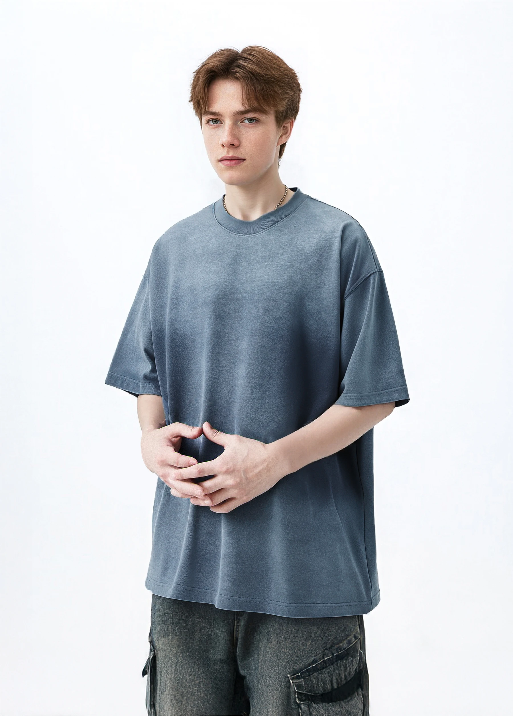 Washed Gradient Oversize T-Shirt image 58