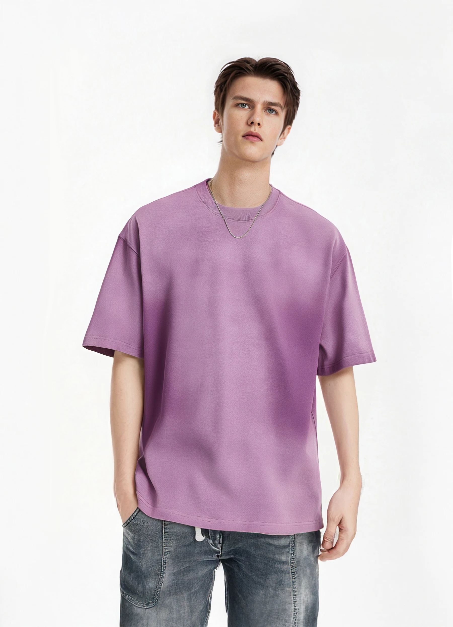 Washed Gradient Oversize T-Shirt image 61