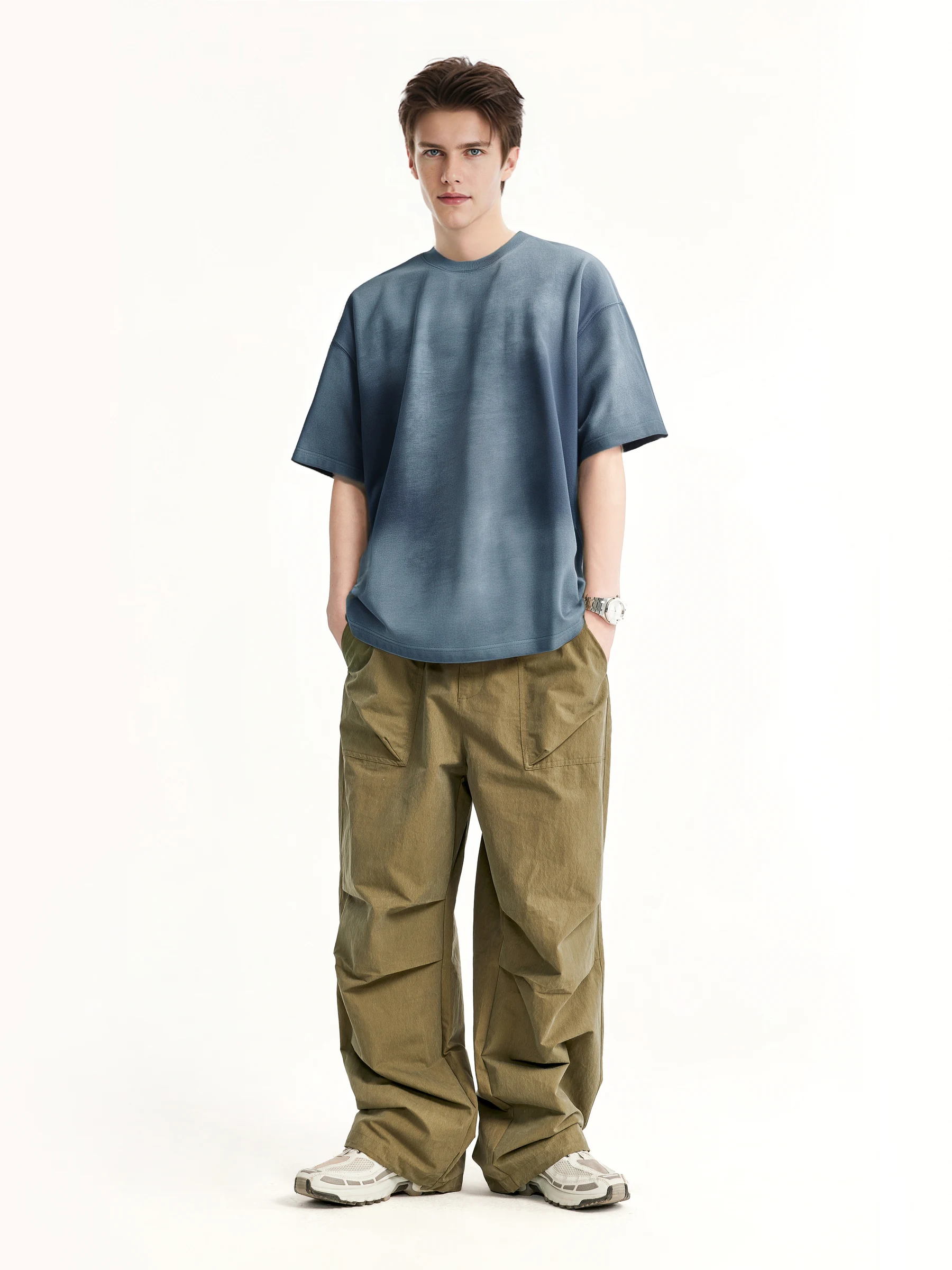 Washed Gradient Oversize T-Shirt image 63