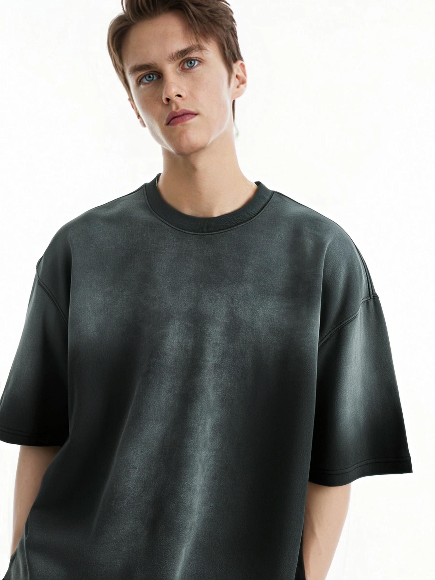 Washed Gradient Oversize T-Shirt image 65