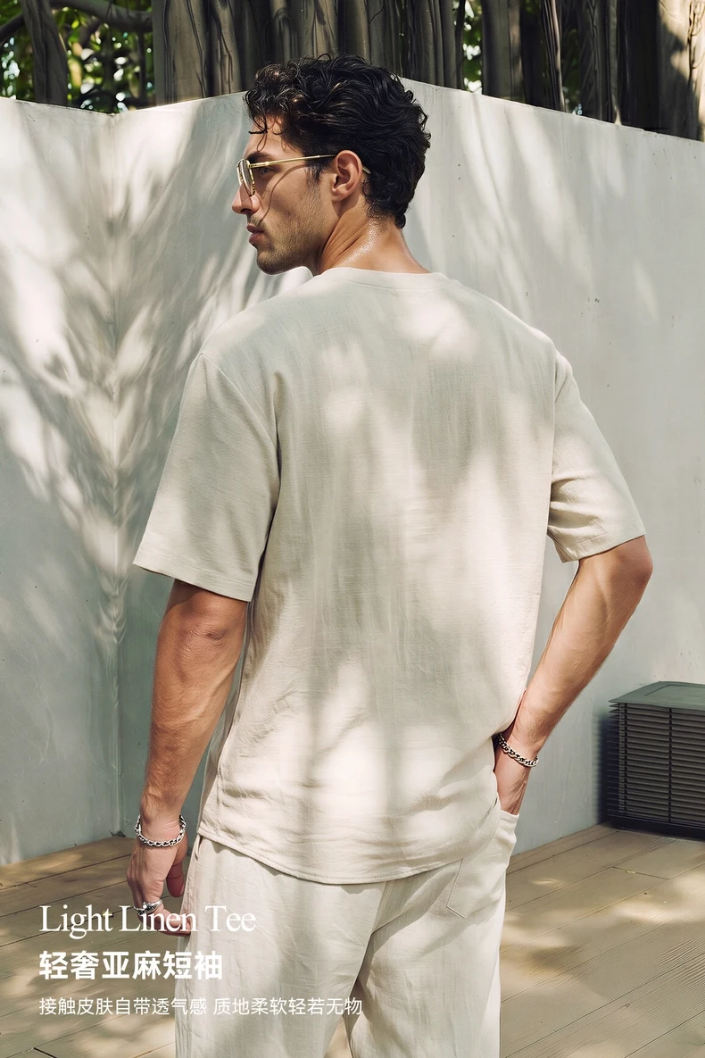 Linen Short Sleeve Shirt image 6