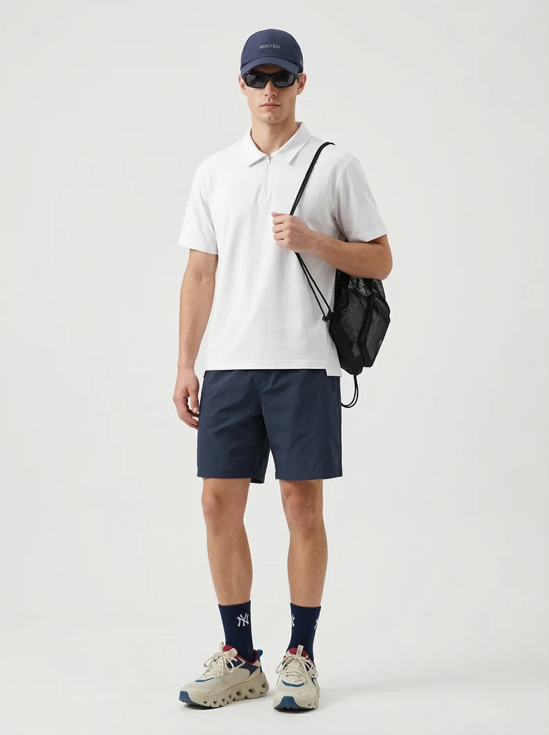 Air-Hole Zip Performance Polo image 12