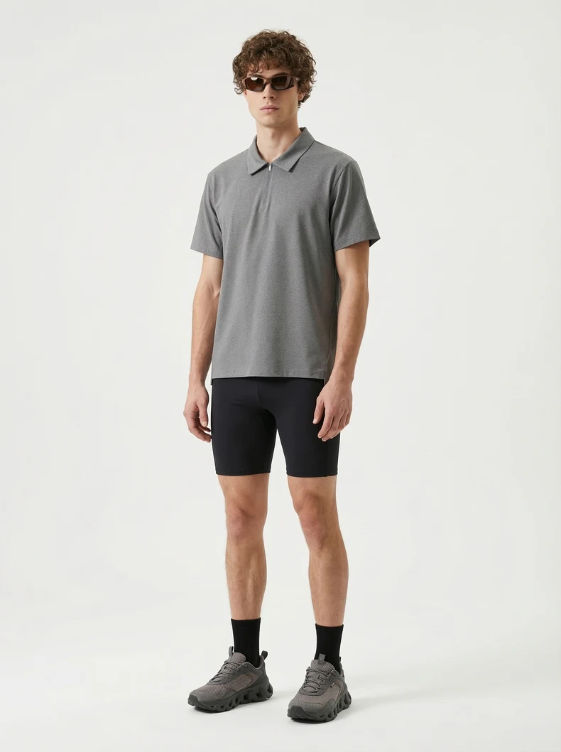 Air-Hole Zip Performance Polo image 14
