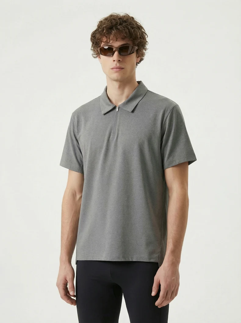 Air-Hole Zip Performance Polo image 16