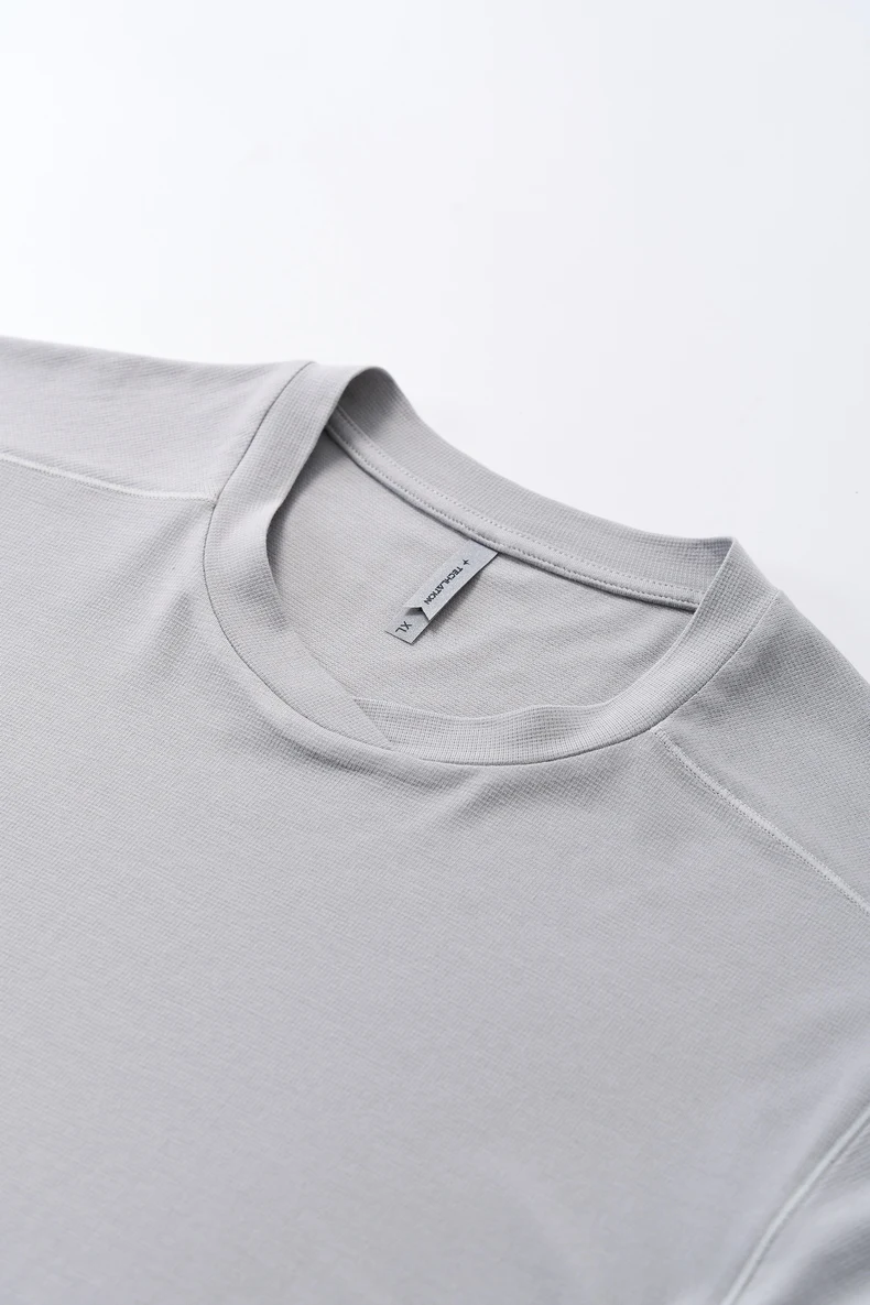 Bamboo Cotton Cross-Collar T-Shirt image 10