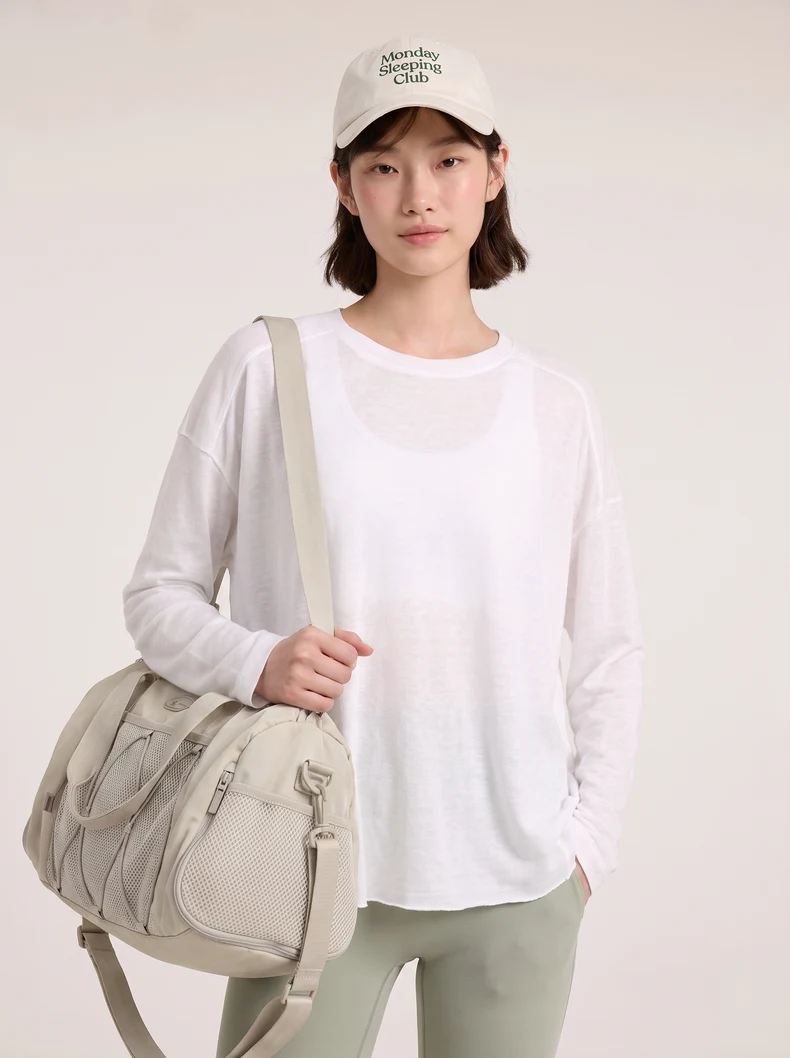 Wool Snowflake Yarn Long Sleeve T-Shirt image 5
