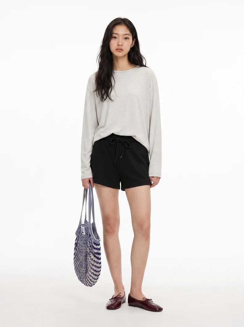 Tencel Wool Crewneck Long Sleeve image 5