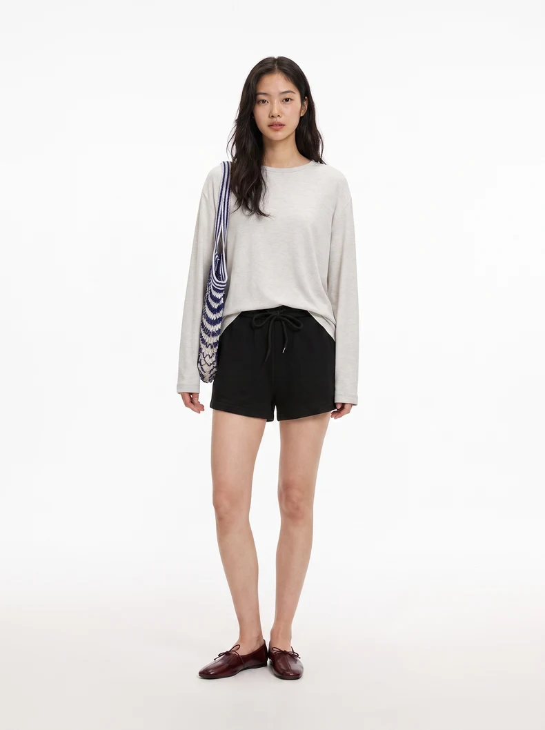 Tencel Wool Crewneck Long Sleeve image 6