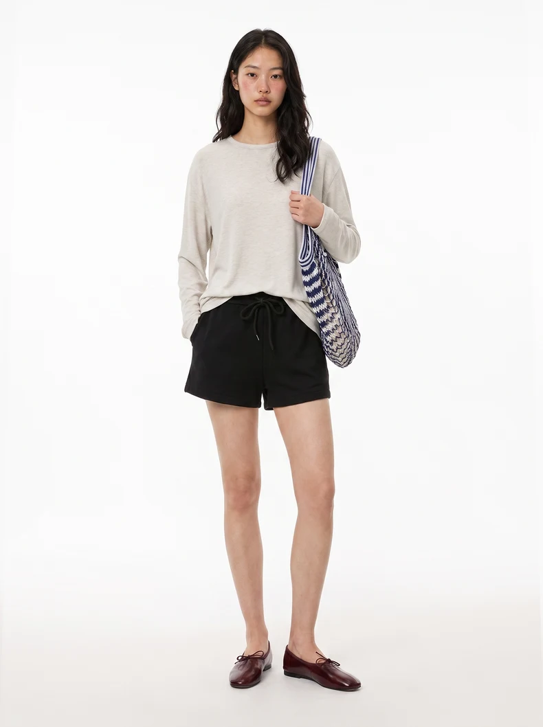 Tencel Wool Crewneck Long Sleeve image 7