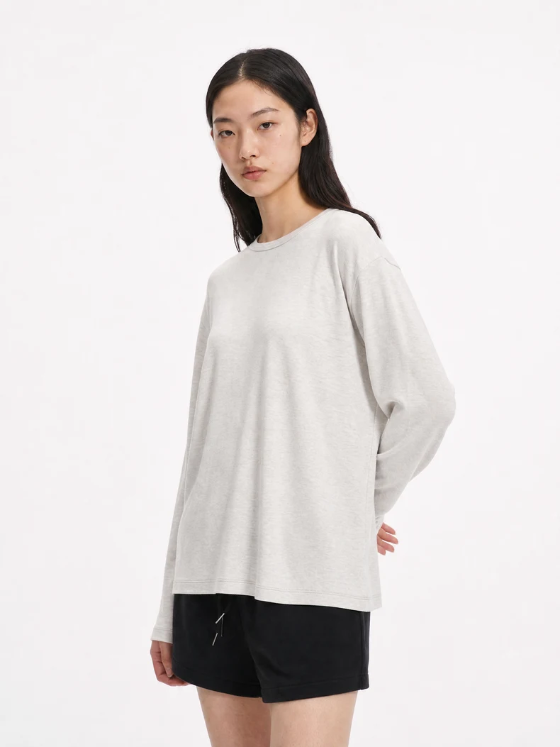 Tencel Wool Crewneck Long Sleeve image 10