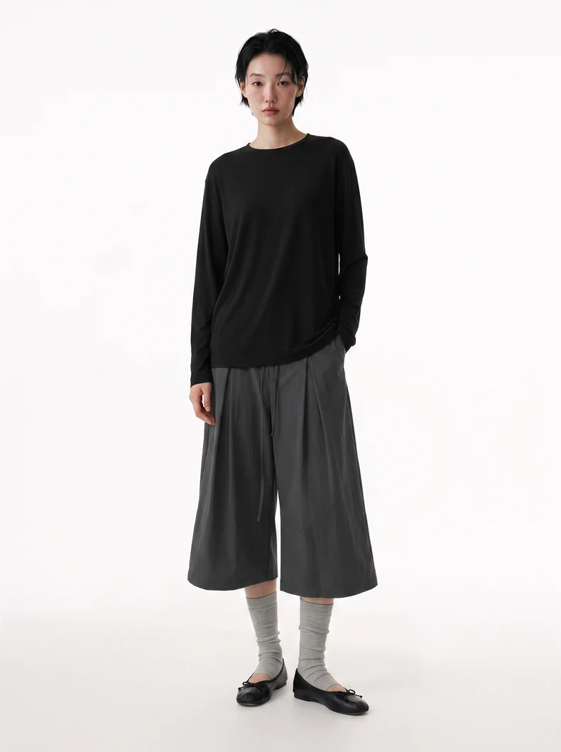 Tencel Wool Crewneck Long Sleeve image 12